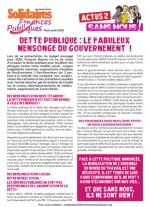 Dette publique : Le fabuleux mensonge du gouvernement ! 